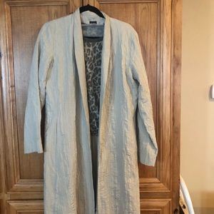 Eileen Fisher 100% silk  jacket